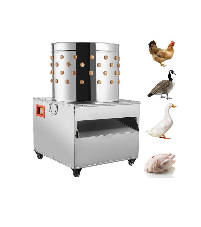 Chicken Plucker Machine - Hühner-Rupfmaschine 1500W Entfederungsmaschine Geflügelmachine-Set mit Dexter-Russell