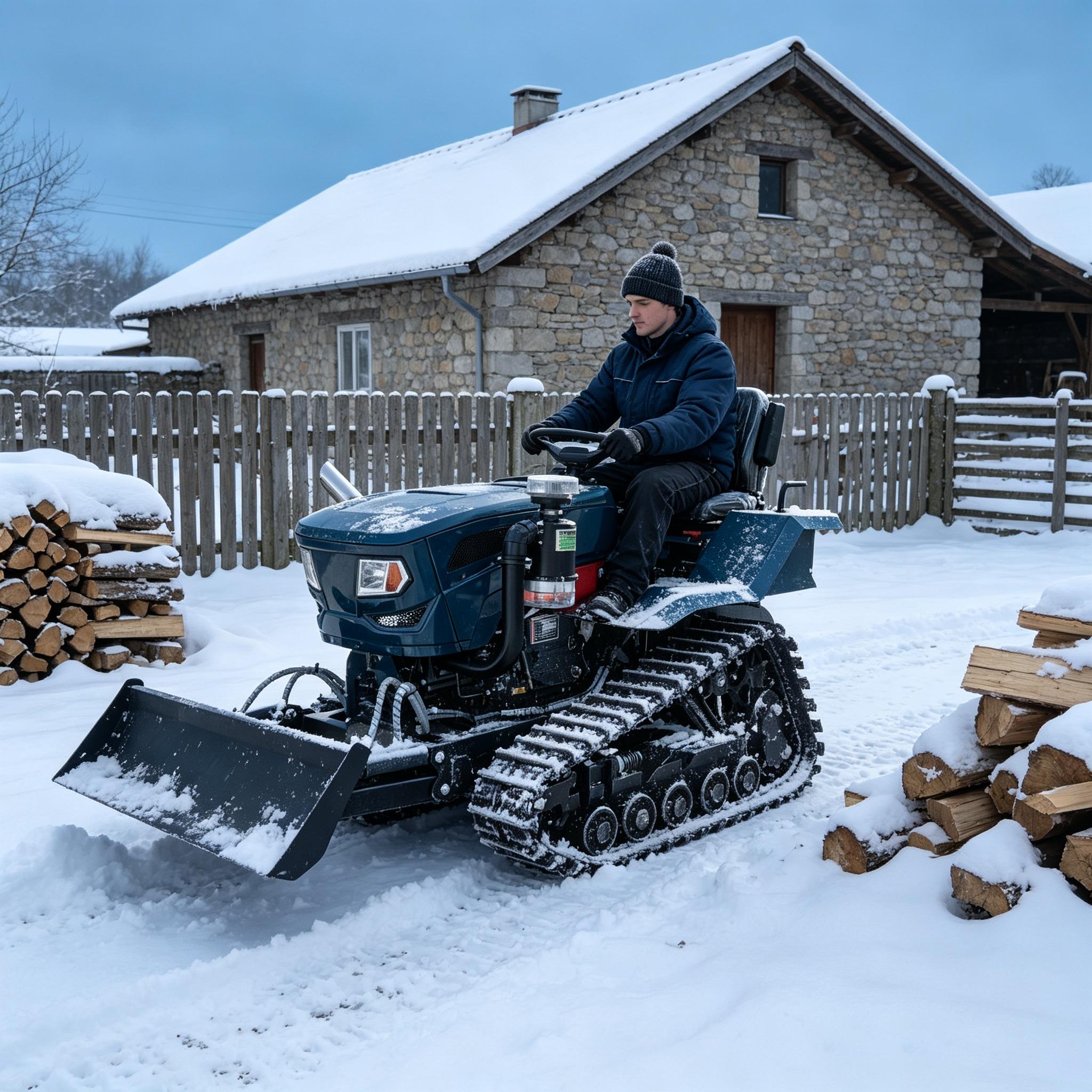 Farming Agriculture Land - 115 PS starker Raupenschlepper für die