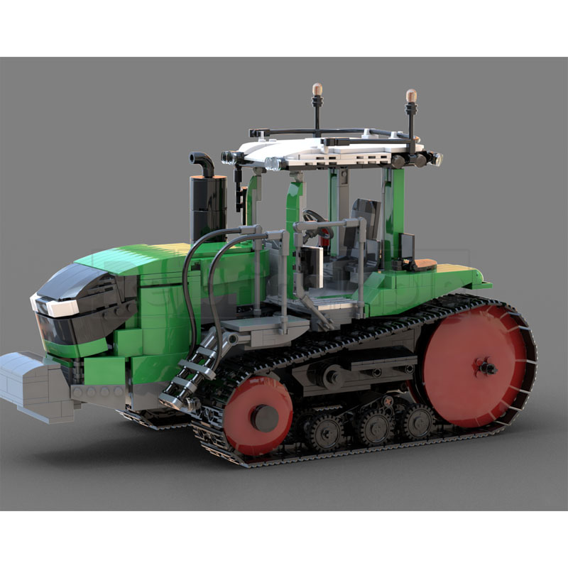 Urban Farming Agriculture - MOC-260781 Urban Farm Landwirtschaftlicher Traktor Baustein-Modell
